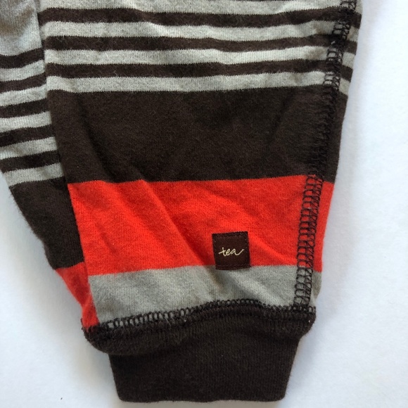 Tea Collection Bund Stripe Hooded Romper - Picture 4 of 5